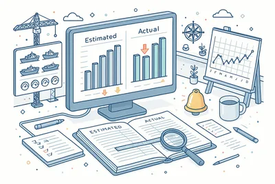 Actual vs. Estimated Tracking