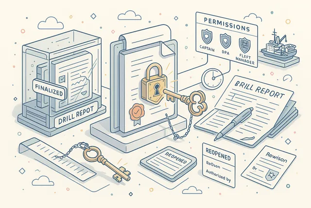 Drill Reopen Capability