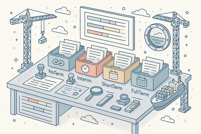 Four Certificate Term Types