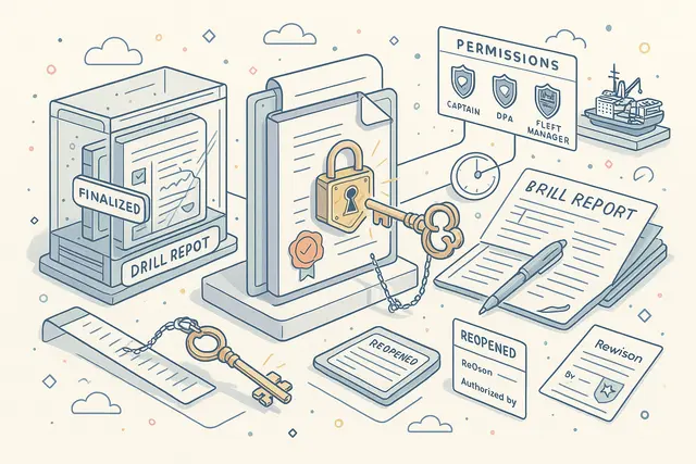 Drill Reopen Capability